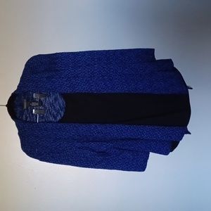 KAREN BROOKS Cardigan w built in Tank Womens 1X